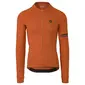 AGU Performance Solid Jersey Fietsshirt Lange Mouwen Oranje Heren