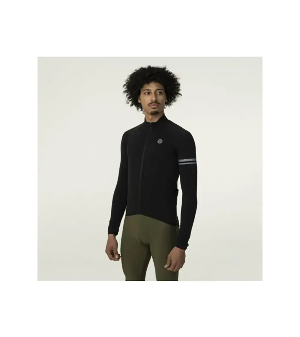 AGU Essential Thermo Fietsshirt Lange Mouwen Zwart Heren