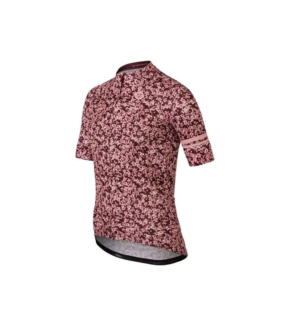 AGU Mini Flower Essential Fietsshirt Korte Mouwen Rood Dames