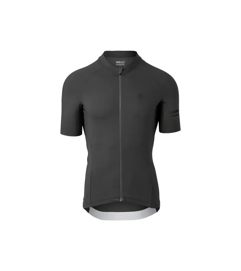 AGU Solid Performance Fietsshirt Korte Mouwen Zwart Heren koop je bij Futurumshop