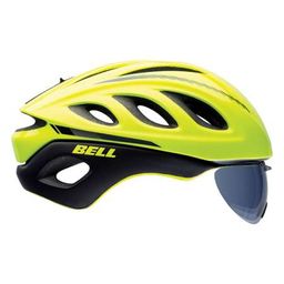 Bell Star Pro Race Fietshelm met Vizier Geel/Zwart koop je bij  Futurumshop.nl
