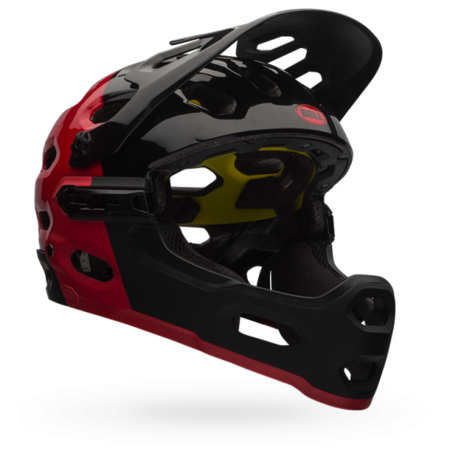 Bell Super 2R MIPS Downhill Fietshelm Zwart/Rood