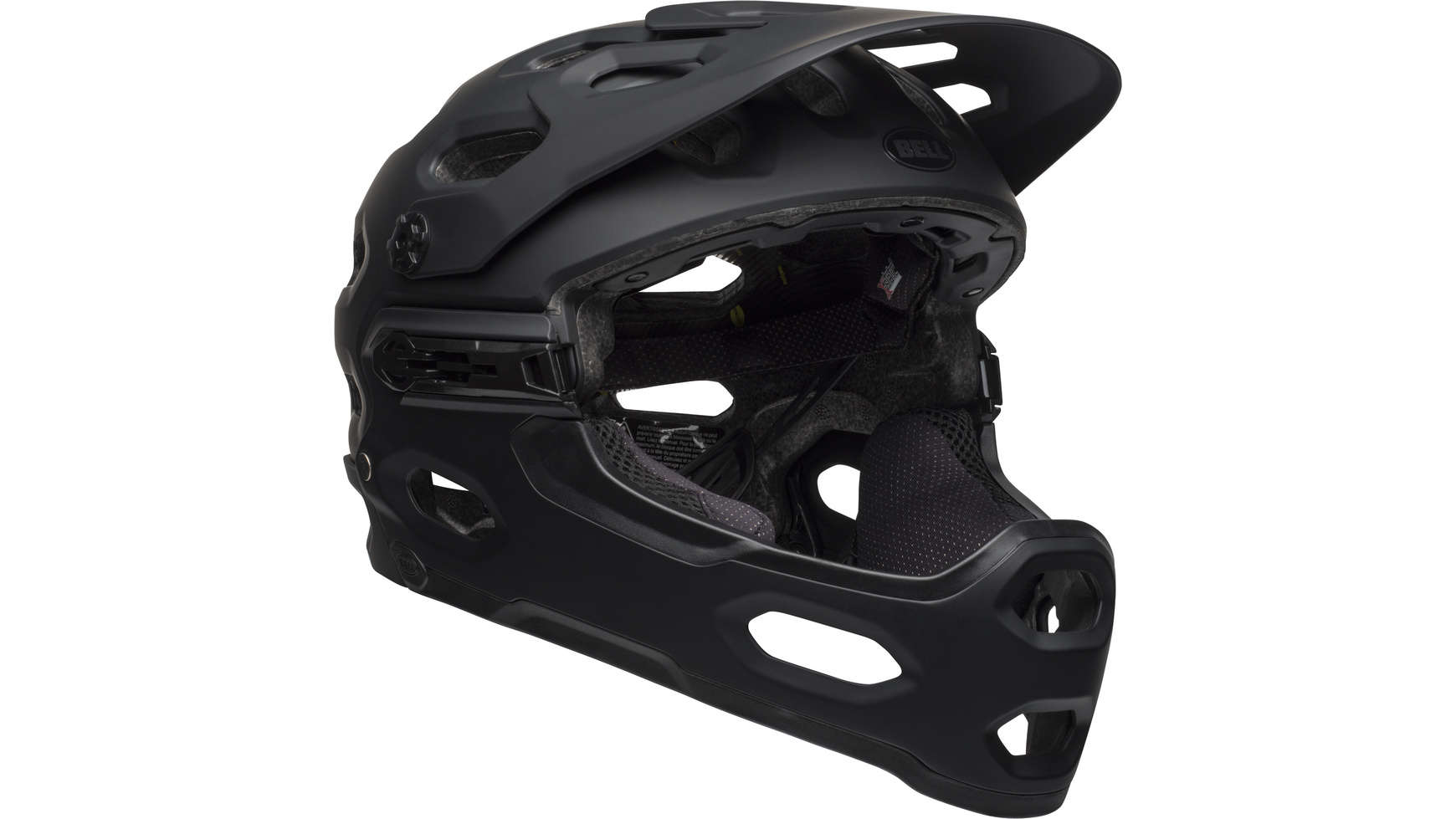 Bell Super 3R MIPS Downhill Fietshelm Mat Zwart/Grijs