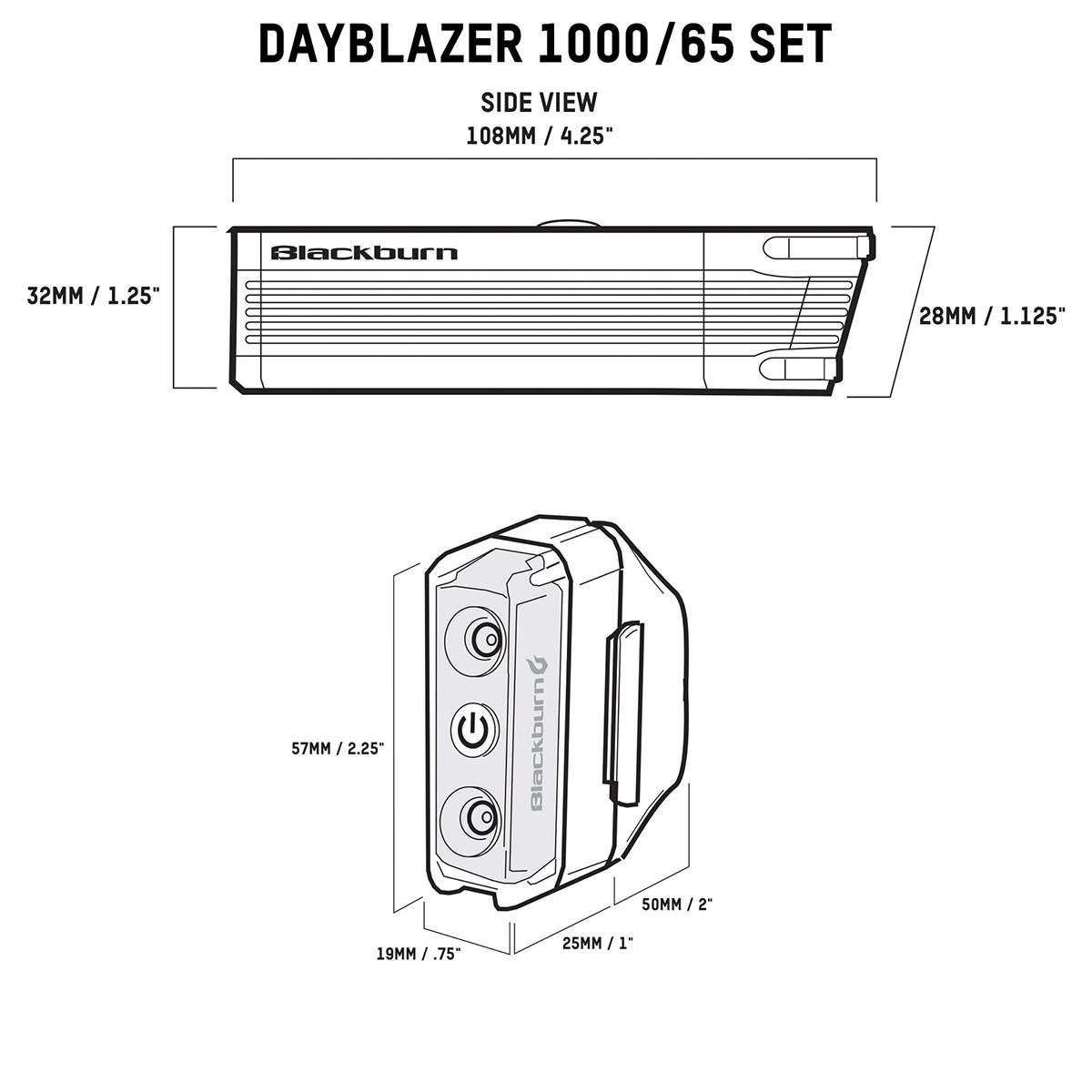 Blackburn Dayblazer 1000 + 65 Rear Verlichtingsset