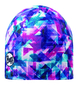 Buff Micro Polar Hat Buff Flected Roze/Blauw