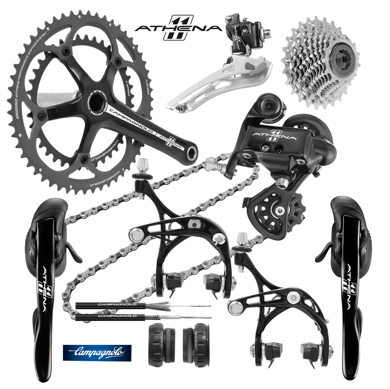 Campagnolo Athena Carbon 11-speed Groepset Compact 2014