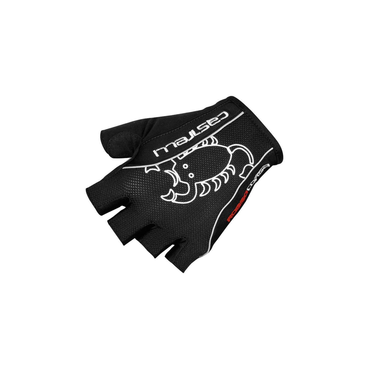 Castelli Rosso Corsa Handschoenen Zwart