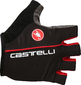 Castelli Circuito Zomer Fietshandschoenen Zwart/Rood Unisex