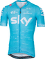 Castelli Team Sky Aero Race 5.1 Fietsshirt Korte Mouwen Blauw