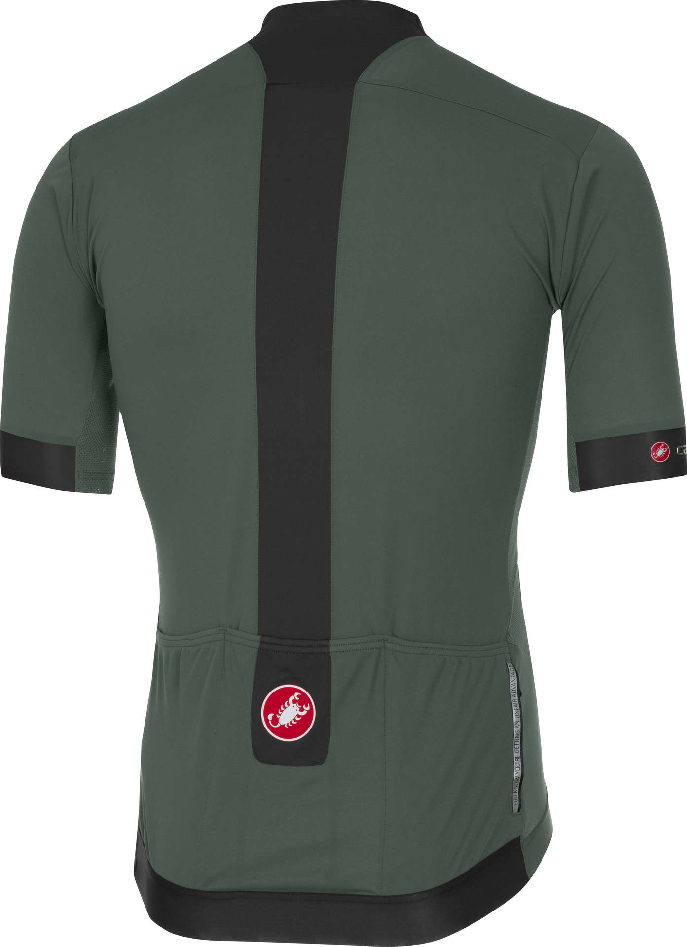 Castelli Forza Pro Fietsshirt Korte Mouwen Groen/Zwart Heren
