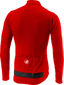 Castelli Puro 3 Fietsshirt Lange Mouwen Rood/Zwart Heren