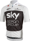 Castelli Team Sky Podio Tour de France Fietsshirt Korte Mouwen Wit/Zwart