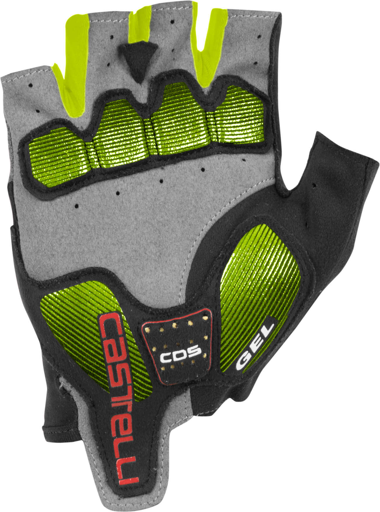 Castelli Arenberg Gel 2 Zomer Fietshandschoenen Zwart Fluo Geel