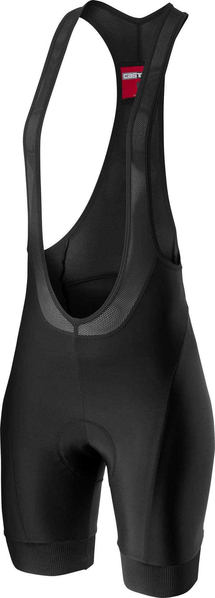 Castelli Prima Fietsbroek Kort Zwart/Donkergrijs Dames