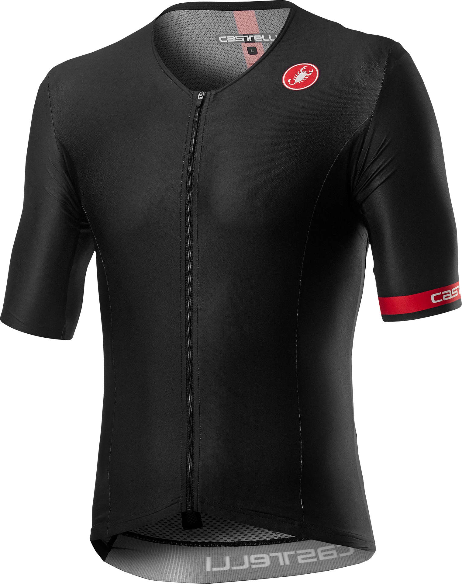 Castelli Free Speed 2 Race Triathlon Shirt Korte Mouwen Zwart Heren