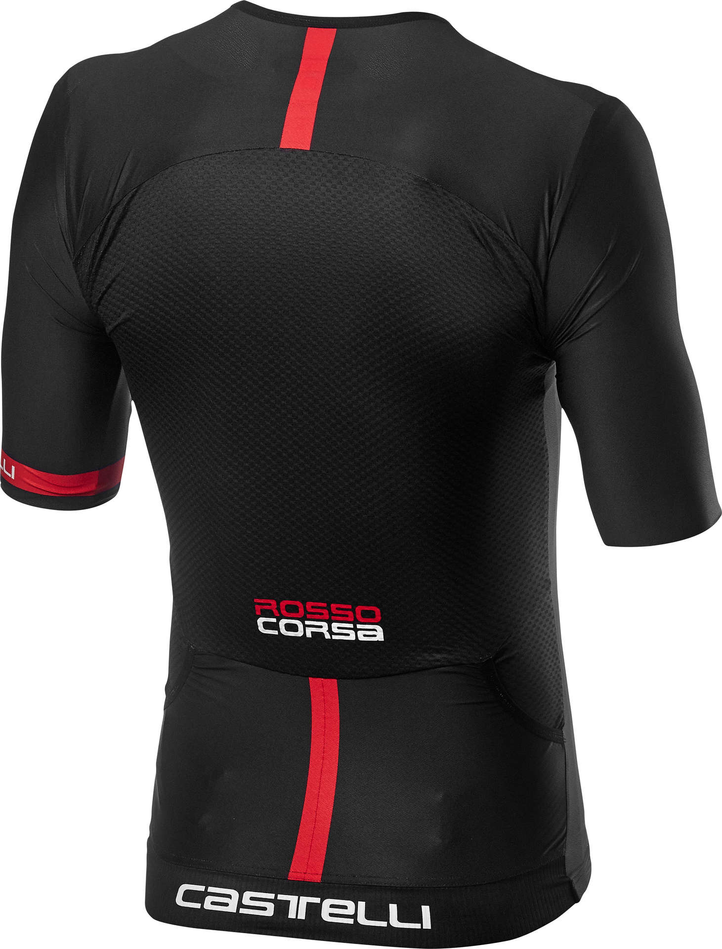 Castelli Free Speed 2 Race Triathlon Shirt Korte Mouwen Zwart Heren