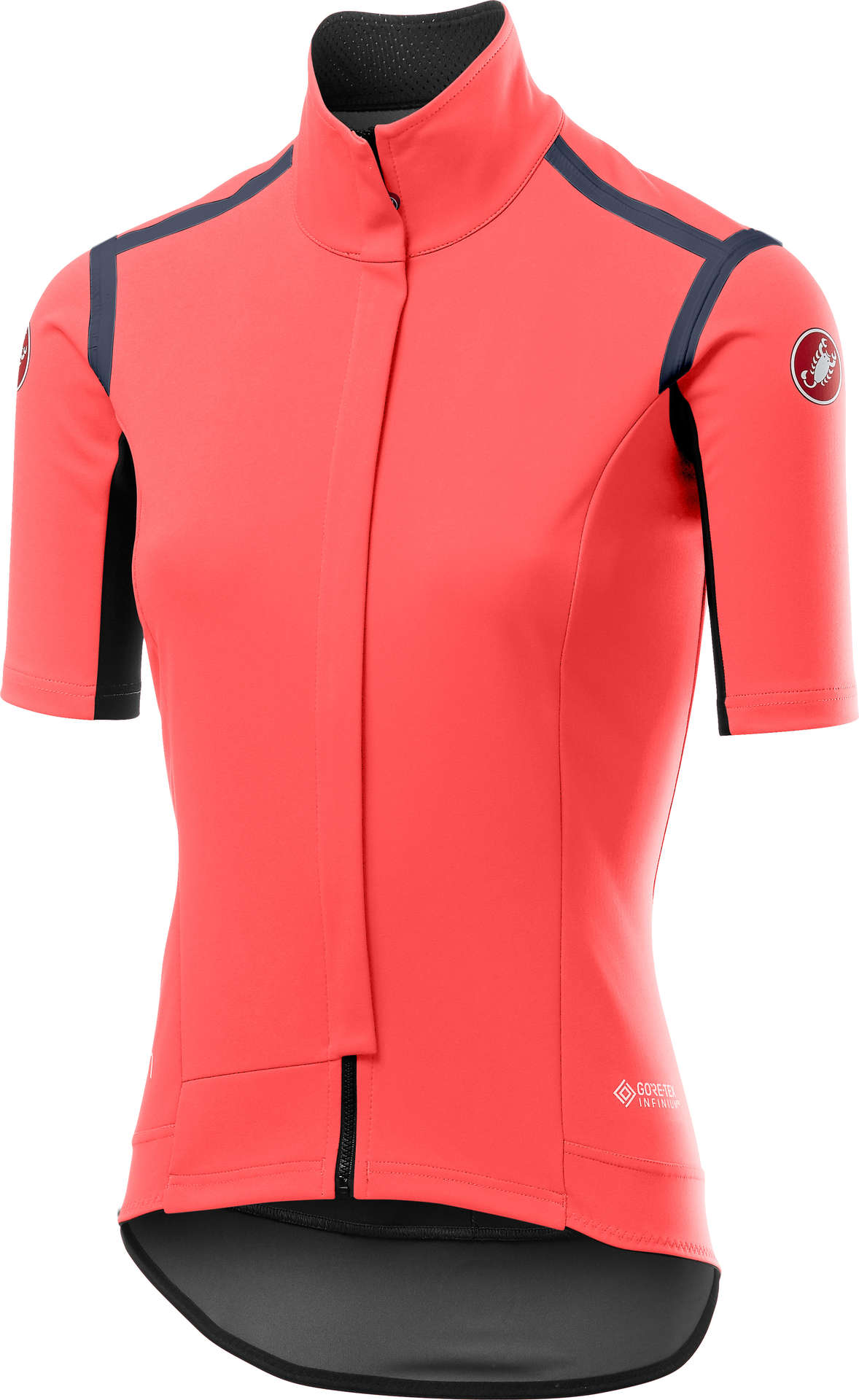 Castelli Gabba RoS Fietsshirt Korte Mouwen Roze Dames