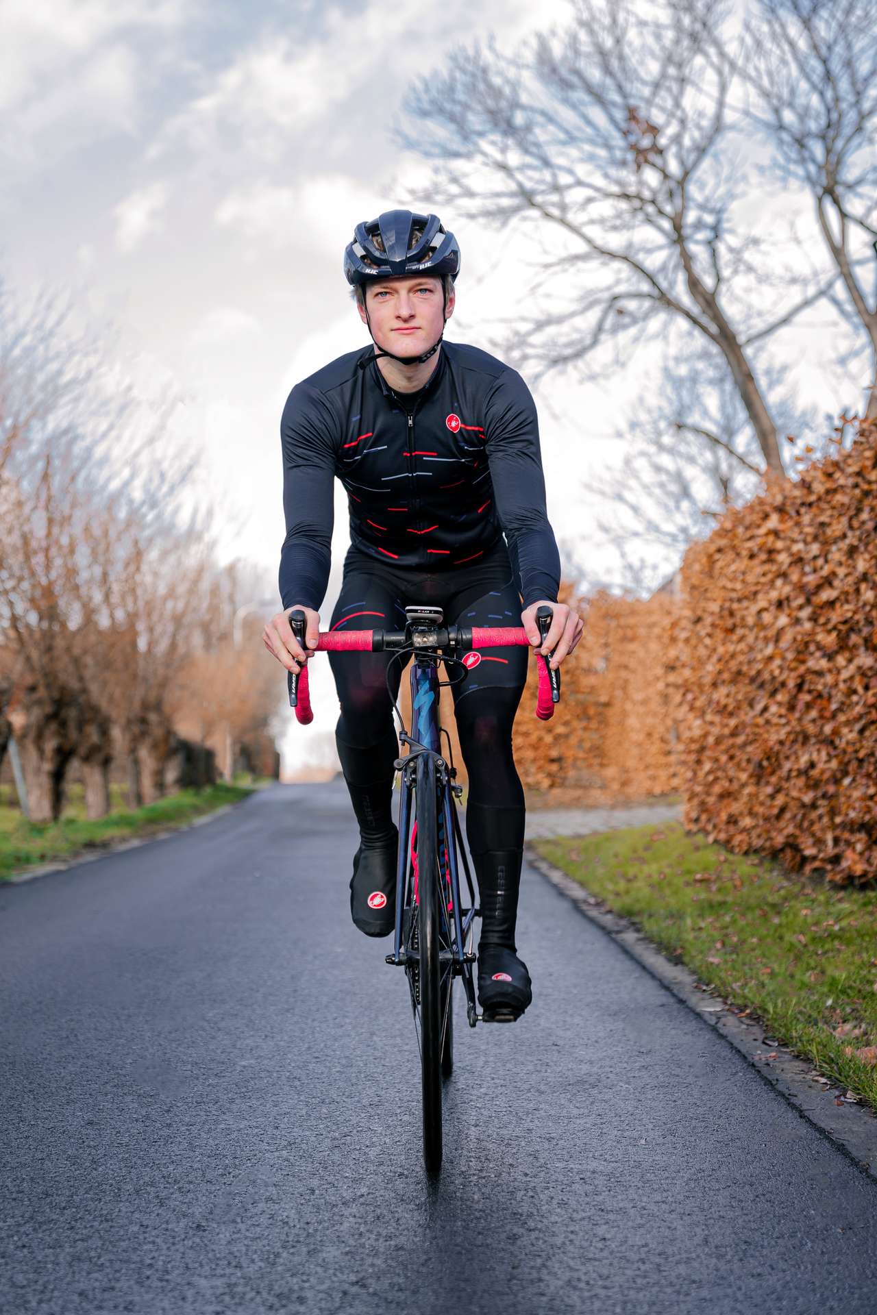 Castelli Sorpasso Team Winter Fietsbroek Lang Zwart Heren