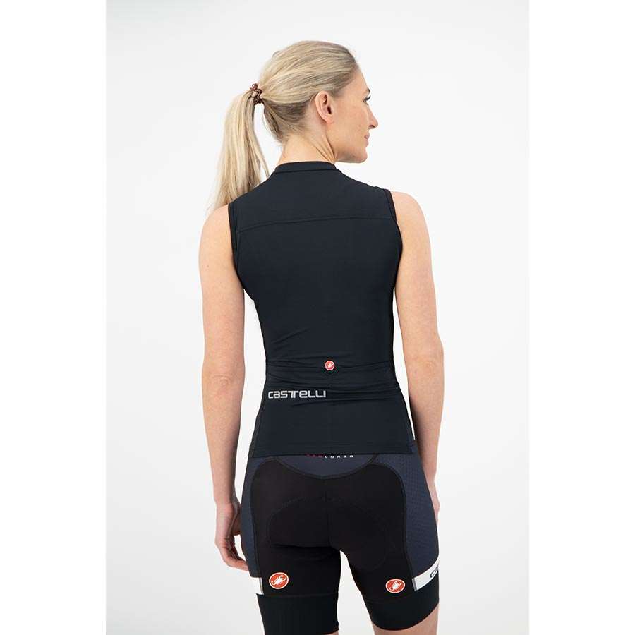 Castelli Solaris Fietsshirt Zonder Mouwen Zwart Dames