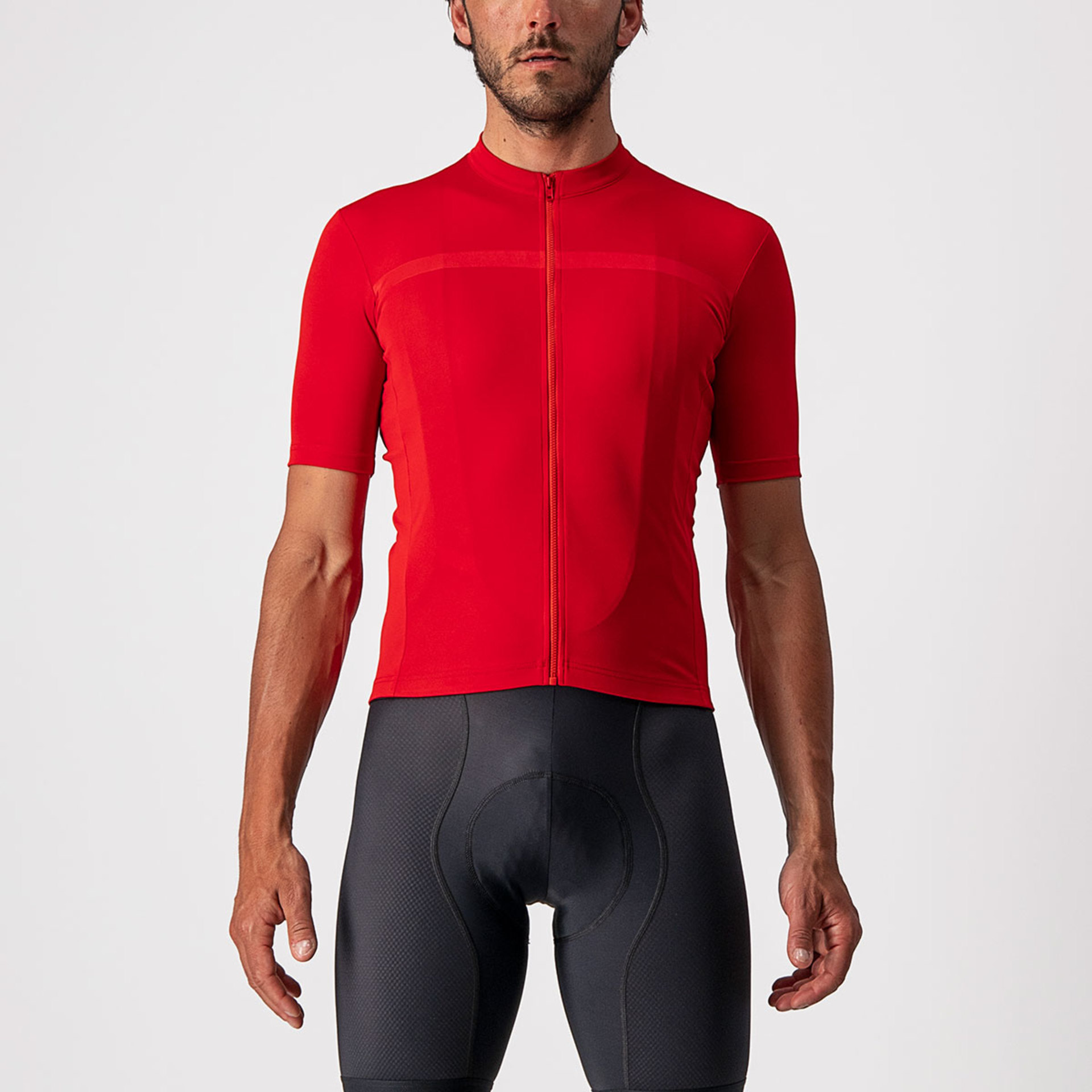 Castelli Classifica Fietsshirt Korte Mouwen Rood Heren