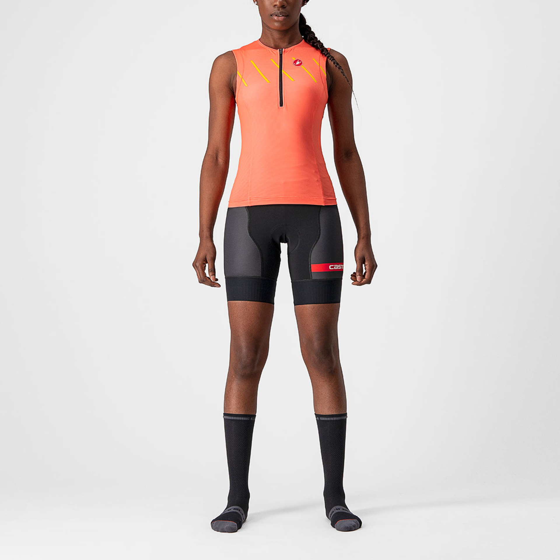 Castelli Free 2 Triathlon Broek Kort Zwart Dames