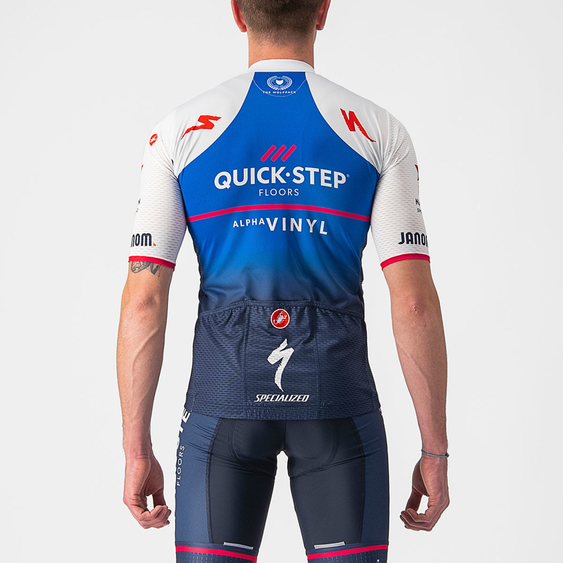 Castelli Quick-Step Alpha Vinyl Competizione Fietsshirt Korte Mouwen Heren