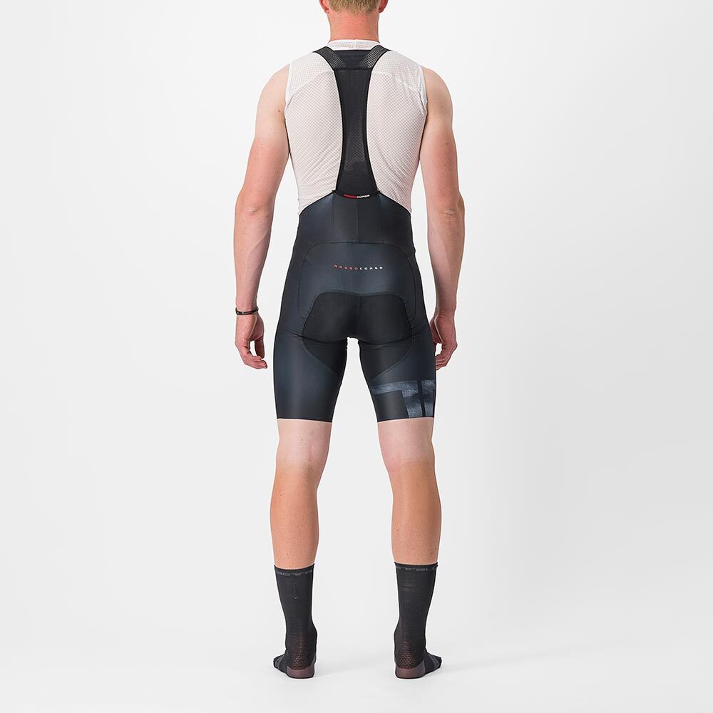 Castelli Competizione Fietsbroek Kort Donkergrijs Heren