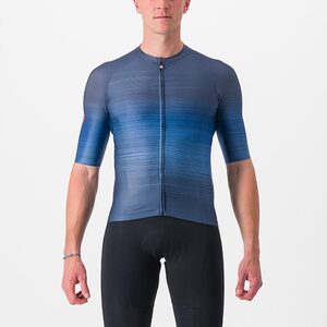 Castelli Aero Race 6.0 Fietsshirt Korte Mouwen Blauw Heren