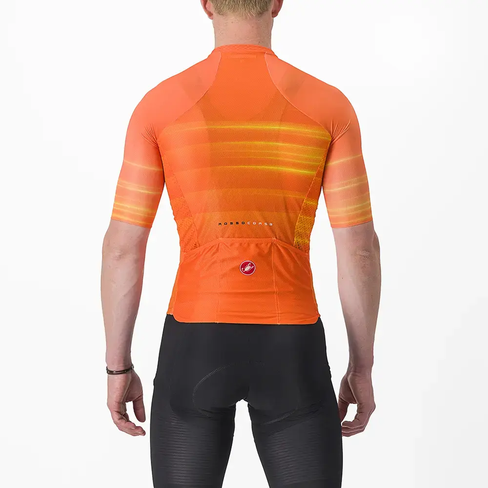 Castelli Climber's 3.0 SL2 Fietsshirt Korte Mouwen Oranje Heren