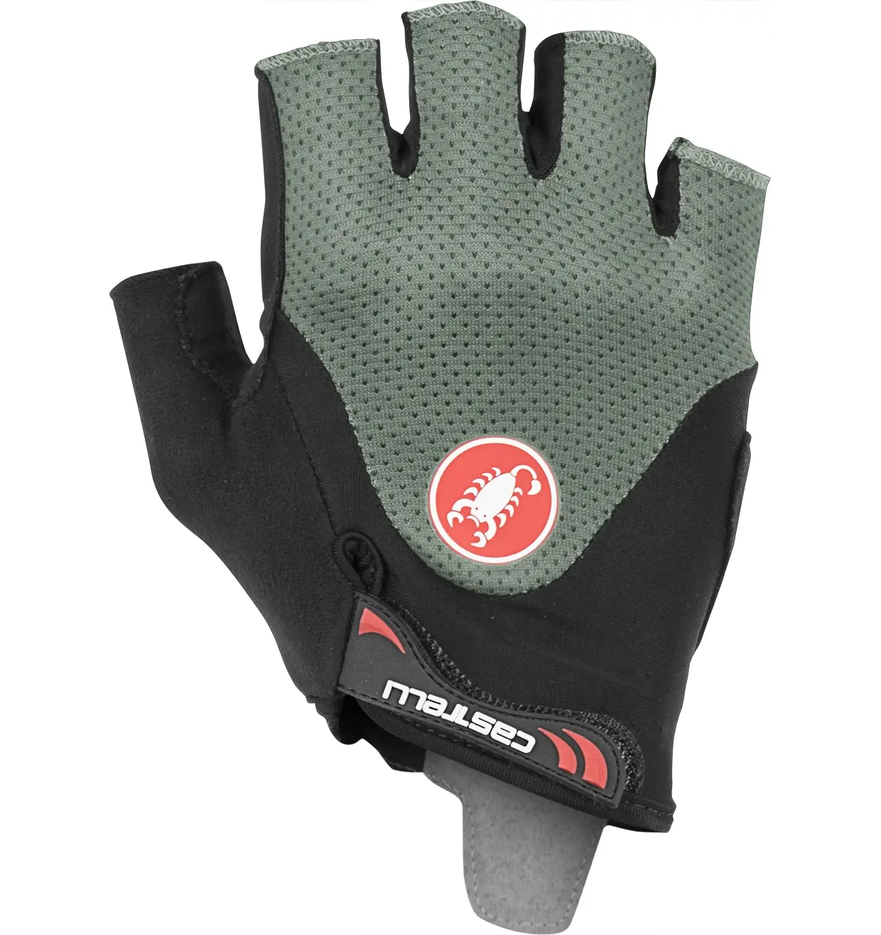 Castelli Arenberg Gel 2 Zomer Fietshandschoenen Groen