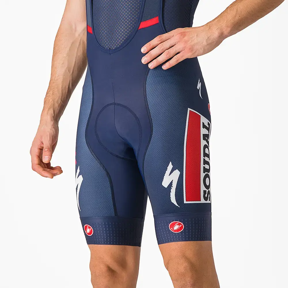 Castelli Competizione 3 Landismo Fietsshirt Korte Mouwen Blauw/Rood