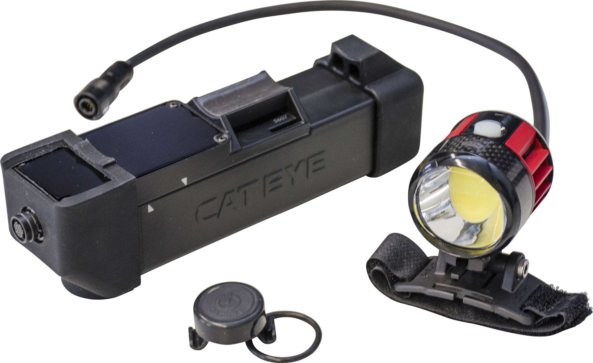 Cateye Volt 6000 HL-EL6000RCPL Helmlamp Zwart