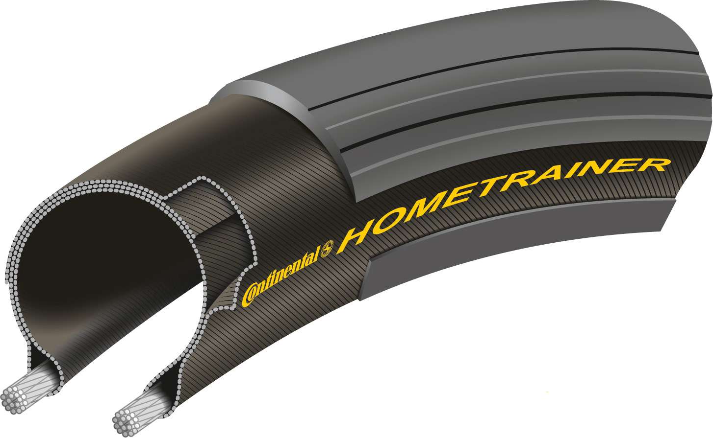 Continental Hometrainer II MTB Vouwband 26x1.75 Zwart