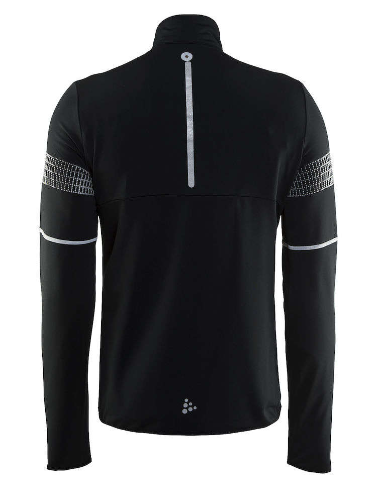 Craft Brilliant 2.0 Thermal Wind Hardloopshirt Lange Mouwen Zwart Heren