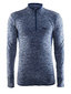 Craft Be Active Comfort Zip Thermoshirt Lange Mouwen Blauw/Paars Heren
