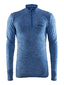 Craft Be Active Comfort Zip Thermoshirt Lange Mouwen Blauw Heren