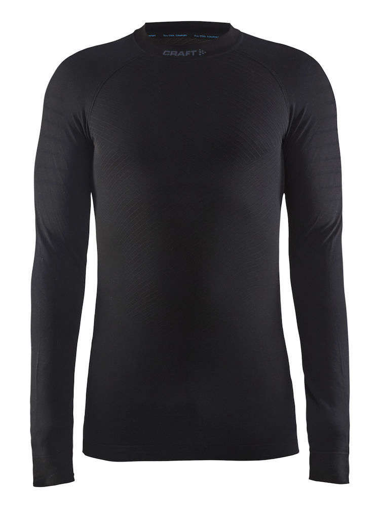 Craft Be Active Intensity Crew Neck Thermoshirt Lange Mouwen Zwart Heren