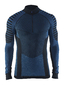 Craft Be Active Intensity Zip Thermoshirt Lange Mouwen Blauw/Zwart Heren