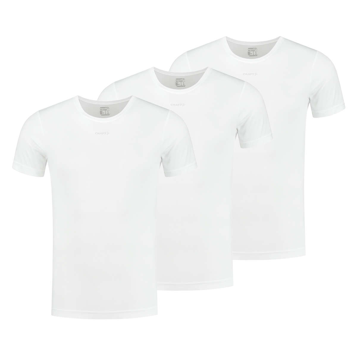 Craft Cool Ondershirt Korte Mouwen Multi 3-Pack Wit Heren