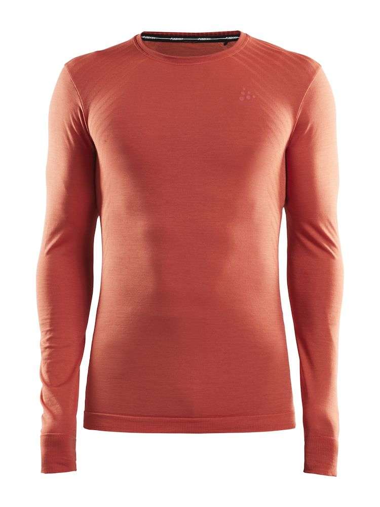 Craft Fuseknit Comfort RN Thermoshirt Lange Mouwen Oranje/Oranje Heren