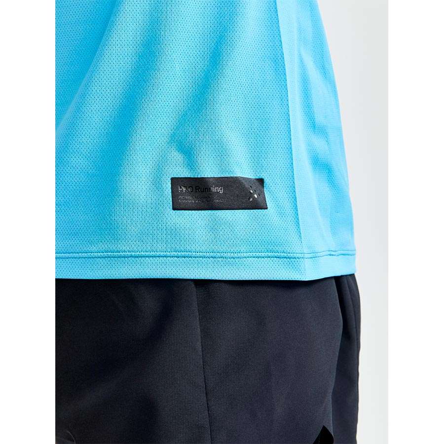 Craft PRO Hypervent Hardloopshirt Korte Mouwen Blauw/Zwart Heren