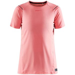 Craft PRO Hypervent Hardloopshirt Korte Mouwen Roze/Zwart Dames