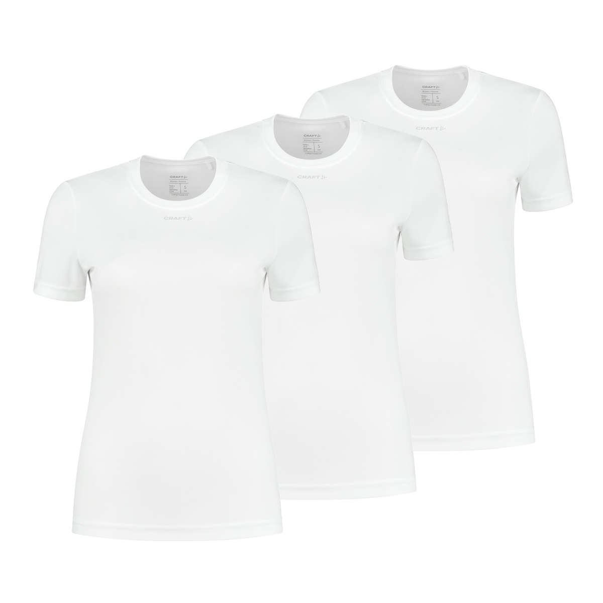 Craft Cool Ondershirt Korte Mouwen Multi 3-Pack Wit Dames