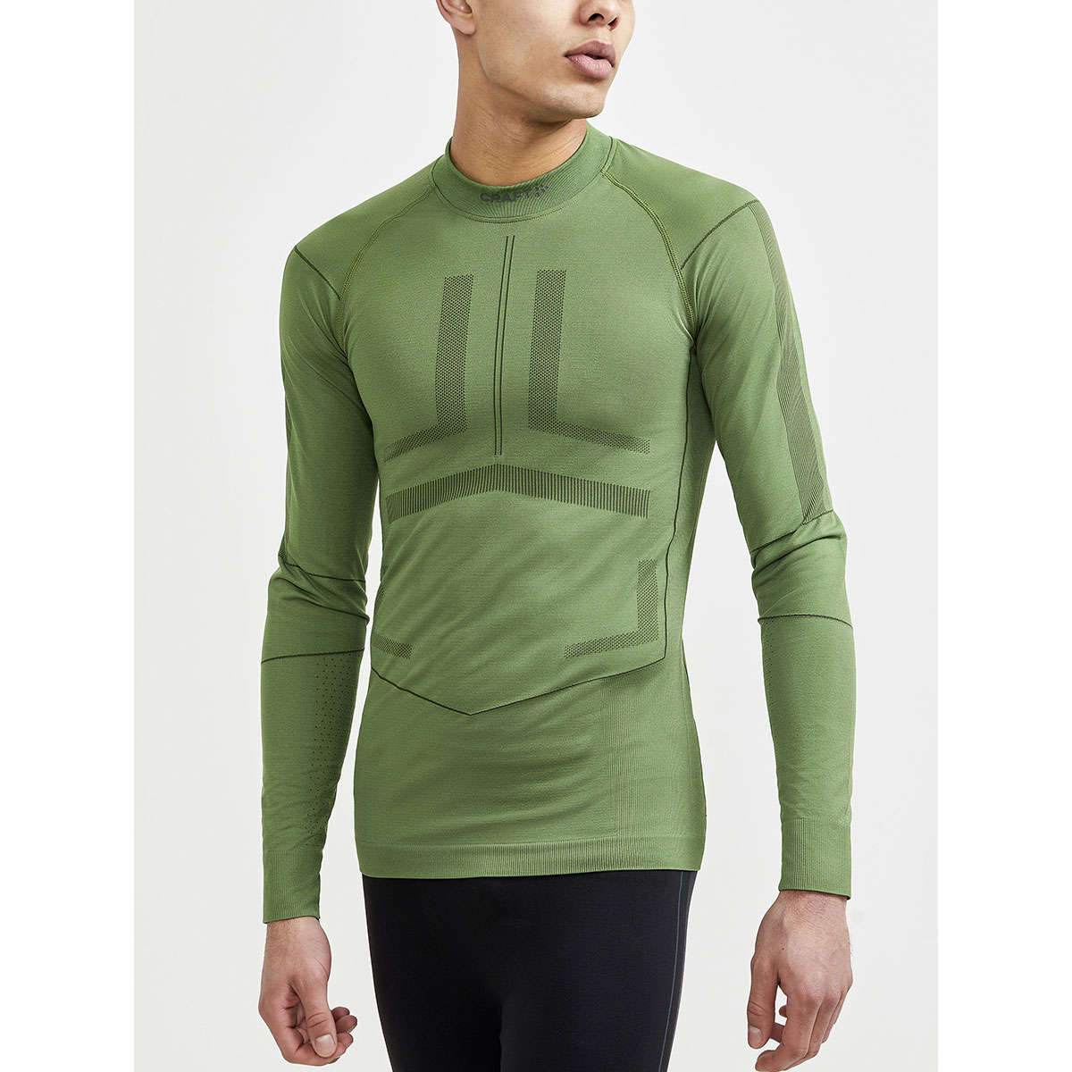 Craft Active Intensity CN Thermoshirt Lange Mouwen Groen Heren koop je bij  Futurumshop.nl
