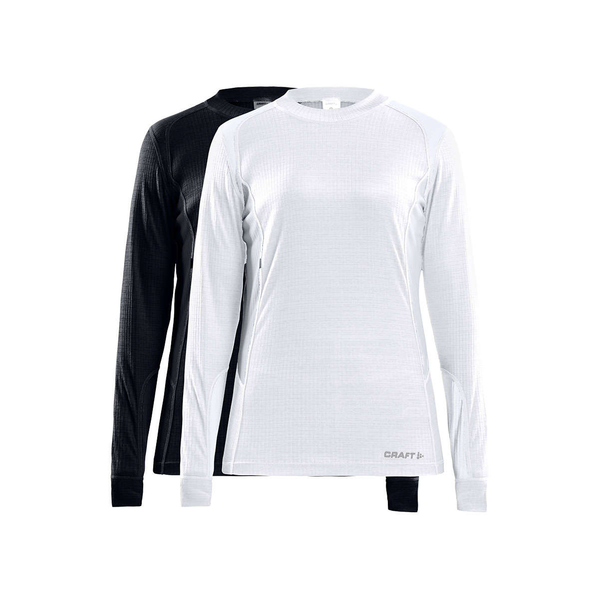 Craft CORE 2-pack Thermoshirt Lange Mouwen Zwart/Wit Dames