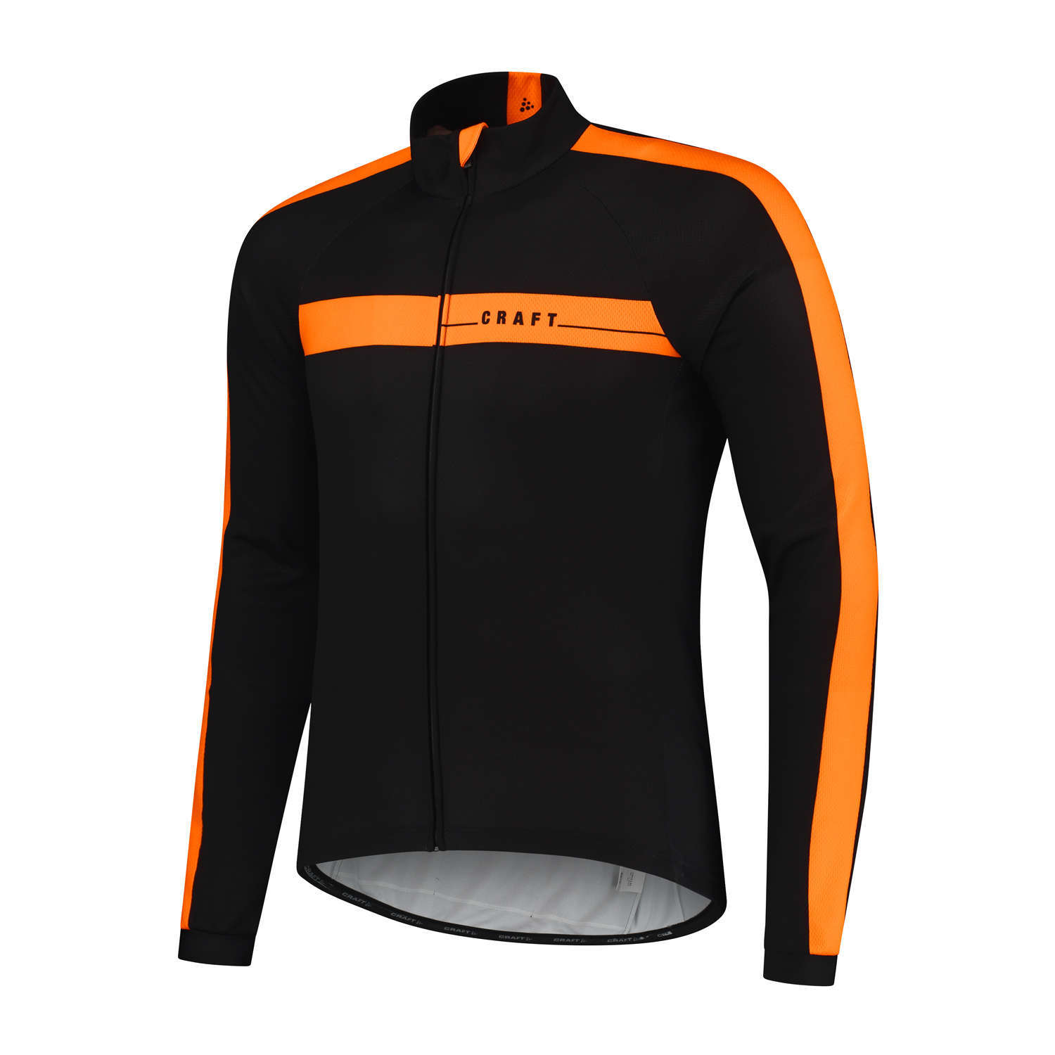 Craft LMTD Fietsshirt Lange Mouwen Zwart/Oranje Heren