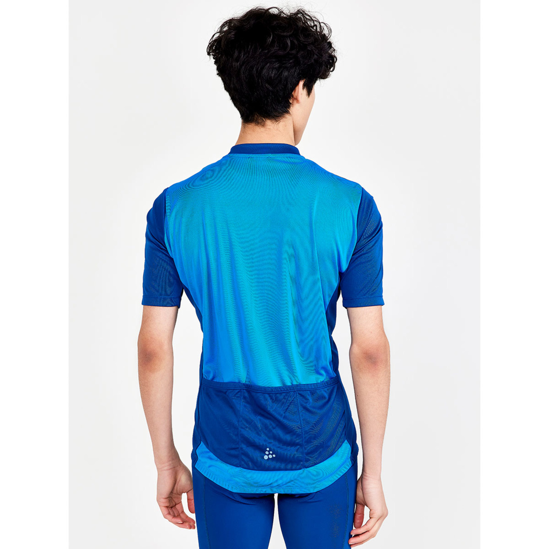 Craft CORE Endurance Logo Fietsshirt Korte Mouwen Donkerblauw/Blauw Heren