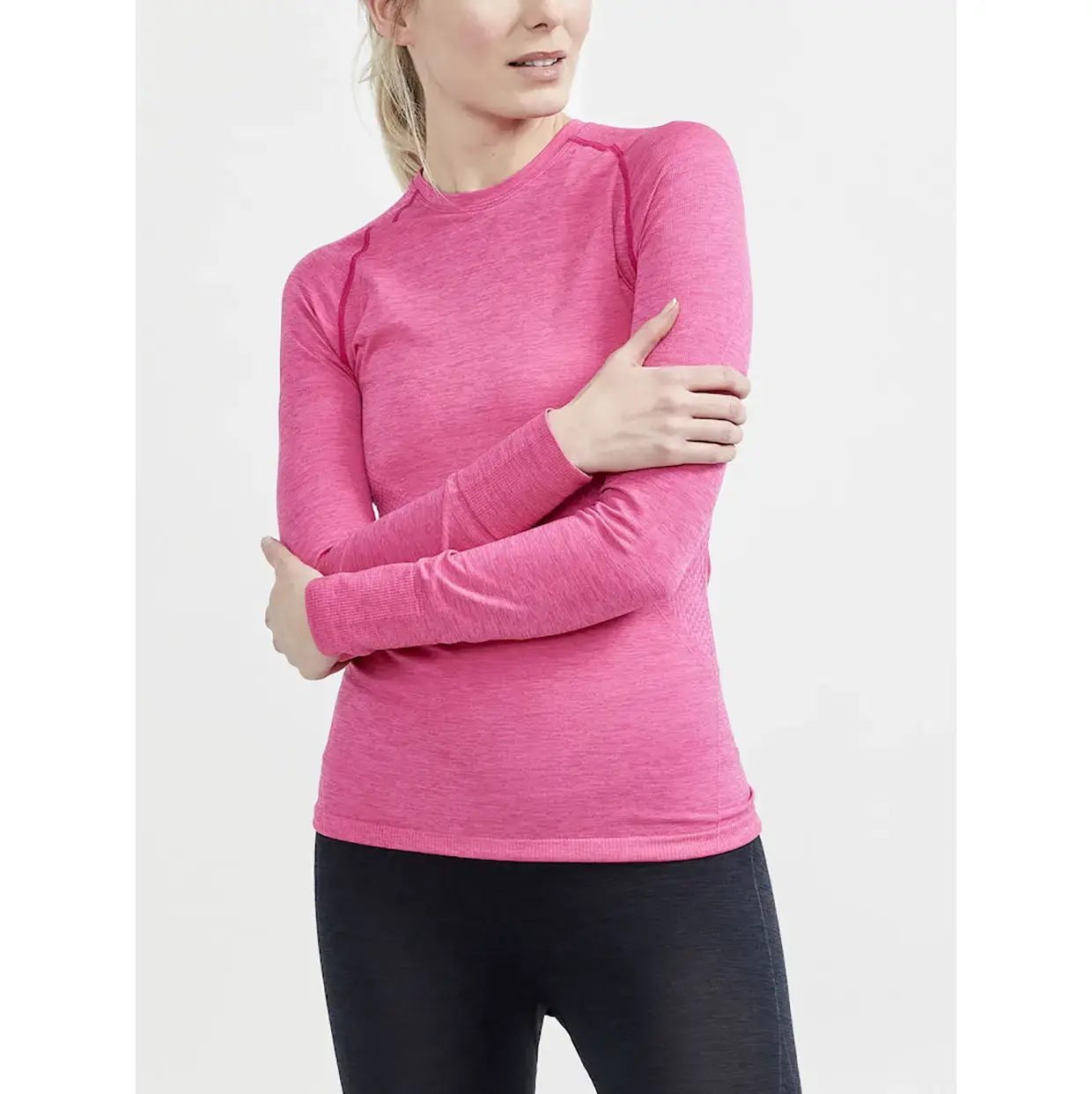 Craft CORE Dry Active Comfort Thermoshirt Lange Mouwen Roze Dames