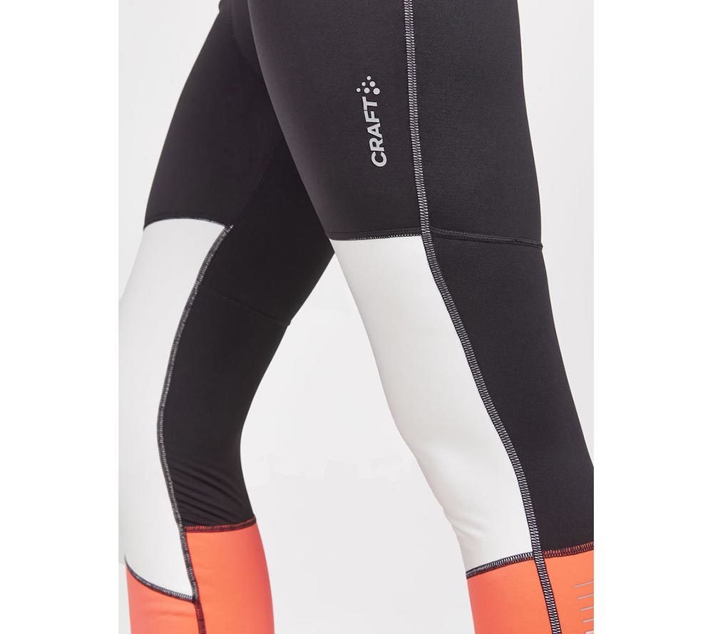 Craft CORE Bike SubZ Lumen Wind Fietsbroek Lang Met Zeem Zwart/Groen Heren