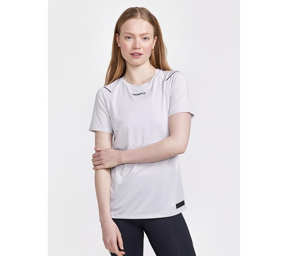 Craft PRO Hypervent Hardloopshirt Korte Mouwen Grijs Dames